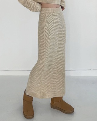 fave knit skirt (2color)