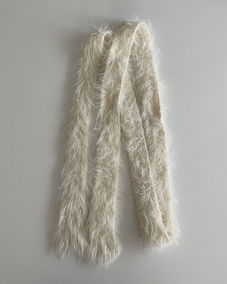 soft feather long muffler (2color)