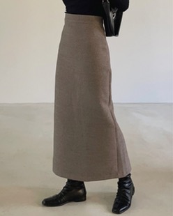 steady wool skirt (2color)