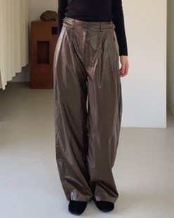 gurkha leather pants (2color)
