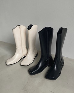 square midi boots (2color)