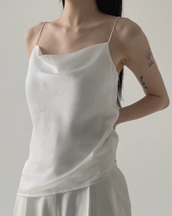 silk drape sleeveless (3color)