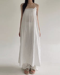 wrinkle maxi ops (2color)