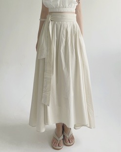 unbalance pintuck skirt (2color)