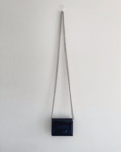 chain mini cross bag (2color)