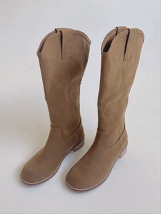 round long boots (2color)