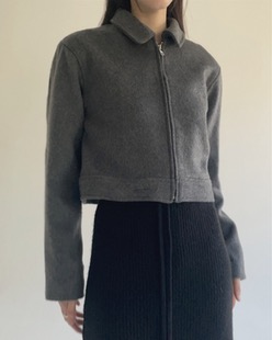 minimal mohair jacket (2color)
