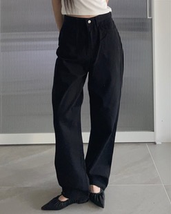 basic cotton pants (2color)