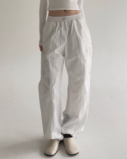 pocket string pants (2color)