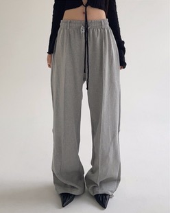 two-way string sweat pants (2color)