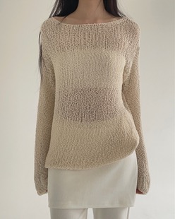loose flow knit (2color)
