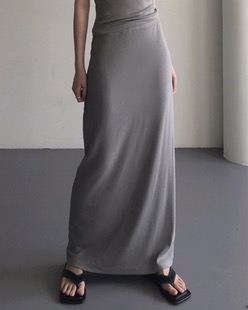 bibe modal long skirt (2color)