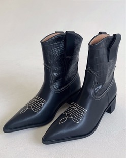 wany weston short boot (2color)