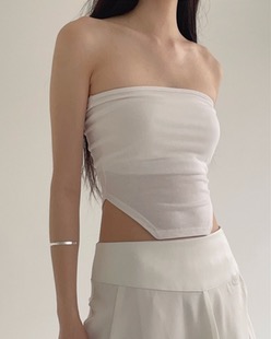 fake bodysuit simple top (2color)