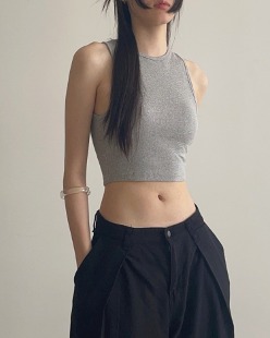 muse cropped sleeveless (3color)