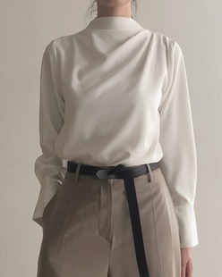 ordinary drape blouse (3color)