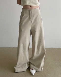 dry cotton high pants (3color)