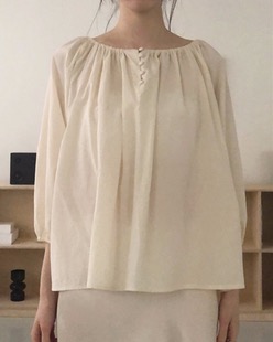 loeh puff blouse (2color)
