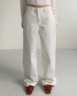 lowaist dry cotton pants (2color)