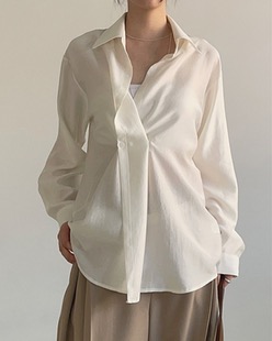 glow button blouse (3oclor)
